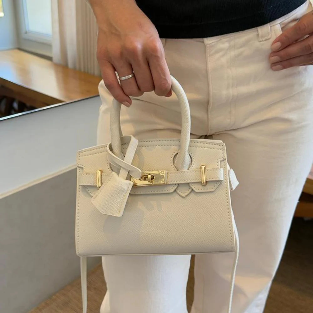 Bolsa Hermes Birkin de Couro Média