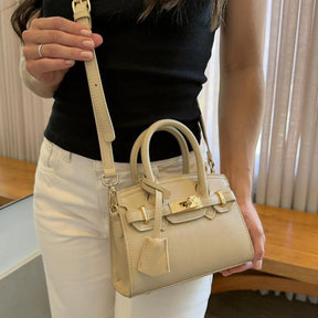 Bolsa Hermes Birkin de Couro Média