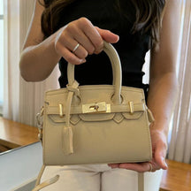 Bolsa Hermes Birkin de Couro Média