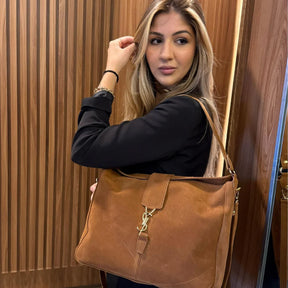 Bolsa de Camurça Yves Saint Laurent