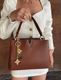 Bolsa LV com Pingentes