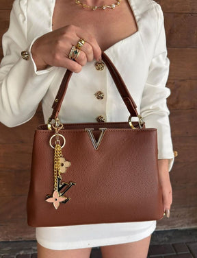 Bolsa LV com Pingentes