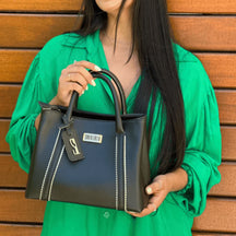 Bolsa Média de Couro Santa Lolla