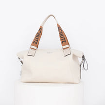 Bolsa Baú Feminina Forrada com Alça Escrita e Design Sofisticado Couro -Envio imediato