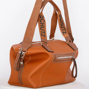 Bolsa Schutz Expansível grande de Couro 2 em 1