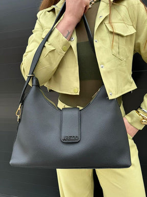 Bolsa Média de Couro Arezzo Safira